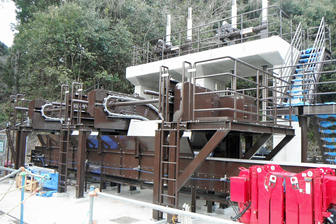 川辺川第二発電所水槽