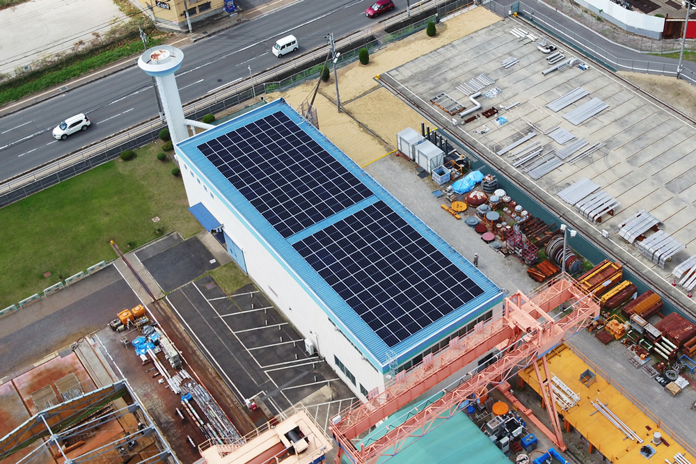 奈良工場に太陽光発電施設を新設