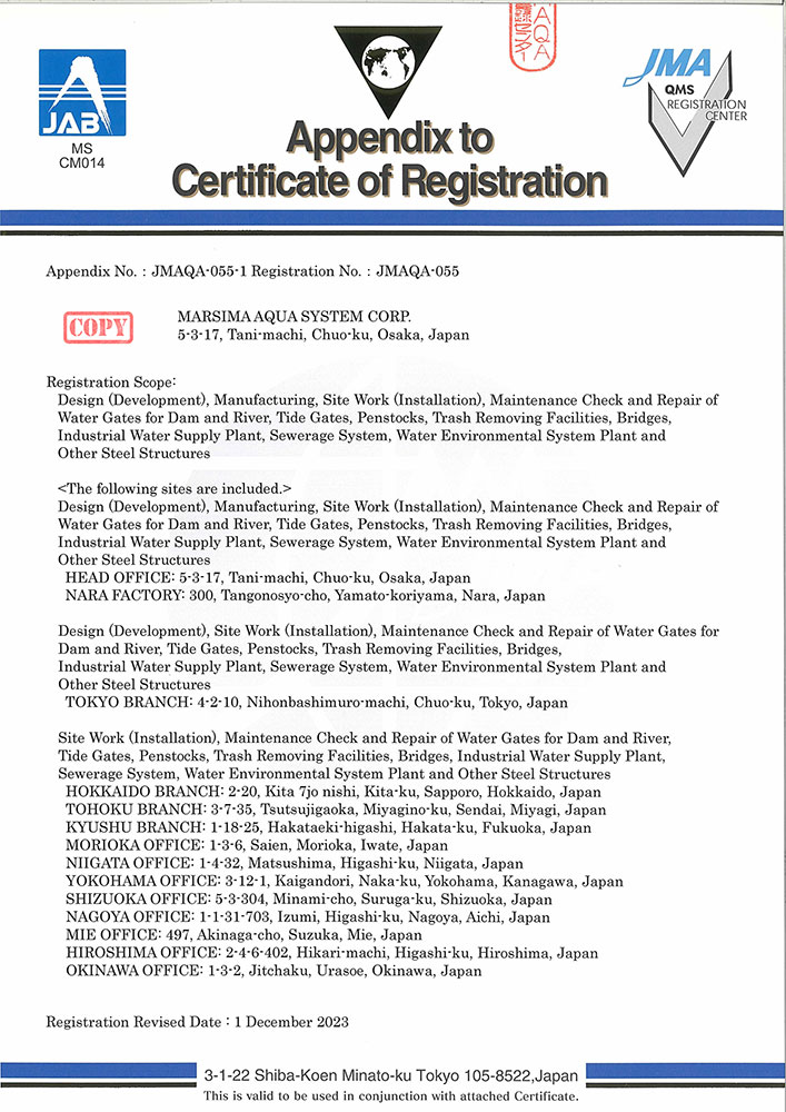 ISO 9001 付属書